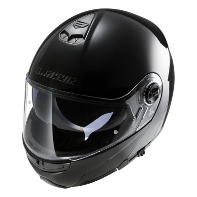 Мотошлем FF325 STROBE  ELECTRIK SNOW solid XL (Черный,XL)