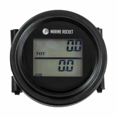 Тахометр универсальный со счетчиком моточасов, подсветкой и внешним питанием (провод 4,5 м.)