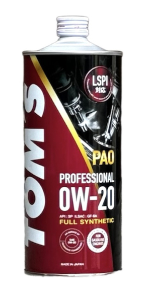 Масло моторное TOMS Professional SP GF-6A 0W20 PAO синтетика (1 л)