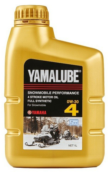 Масло Yamalube 4Т 0W-30 синтетическое (1л) / для снегоходов