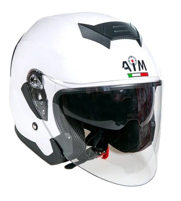 Шлем AiM JK526 White Glossy, S