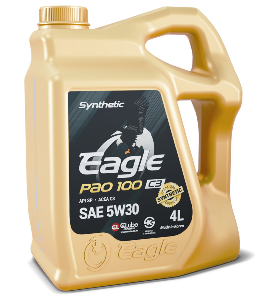 Масло моторное бензин / дизель EAGLE PAO-100 SYNTHETIC 5W30 API SP 4л.