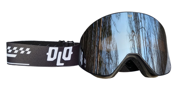 Очки снегоходные с двойной линзой OLO Grey siliver mirror coating