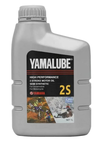 Масло моторное 2T Yamalube 2S (1л) / для снегоходов, мототехники и лодочных моторов 