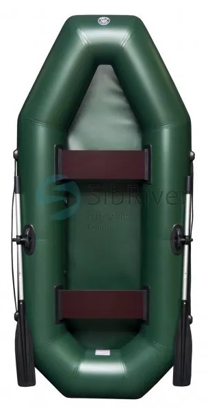 Надувная лодка ПВХ Skiff-240 гребная 2-местная