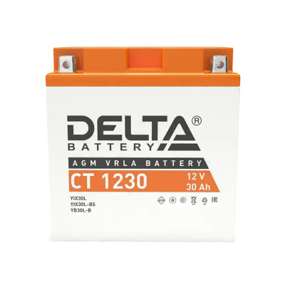 Аккумулятор 12V 30Ah Delta CT1230