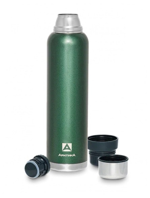 Термос бытовой, вакуумный (для напитков), тм "Арктика", 1600 мл, арт. 106-1600 (зелёный)