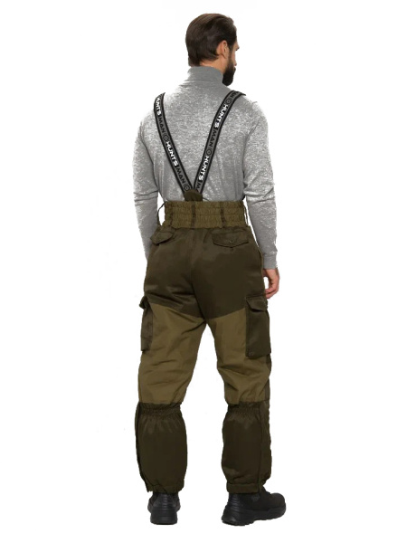 Костюм для охоты и рыбалки зимний Ангара цвет Хаки ткань Палатка/Грета (до -30°С)