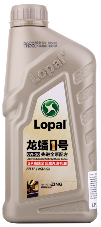Масло моторное LOPAL 1 Advanced Fully Synthetic Series SP 0W30 1 л.
