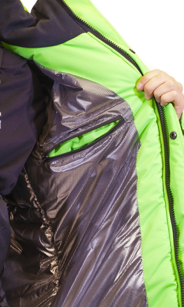 Костюм-поплавок "ФИШЕР -45" (Таслан) Зеленый/Черный (48-50 рост 182-188)