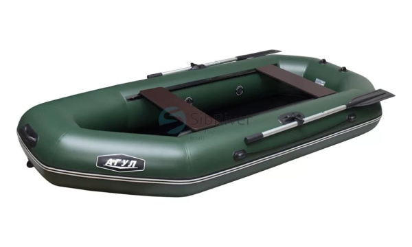 Агул-255 гребная 2-местная зеленый VIN 62279