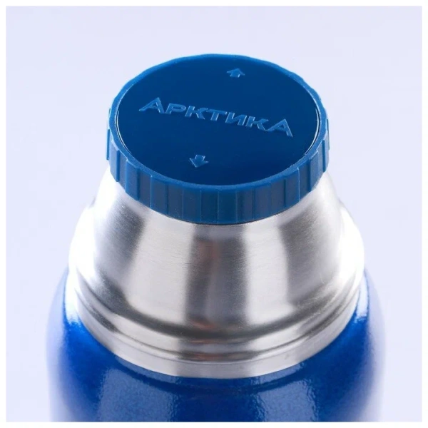Термос бытовой, вакуумный (для напитков), тм "Арктика",  900 мл, арт. 106-900 (синий)