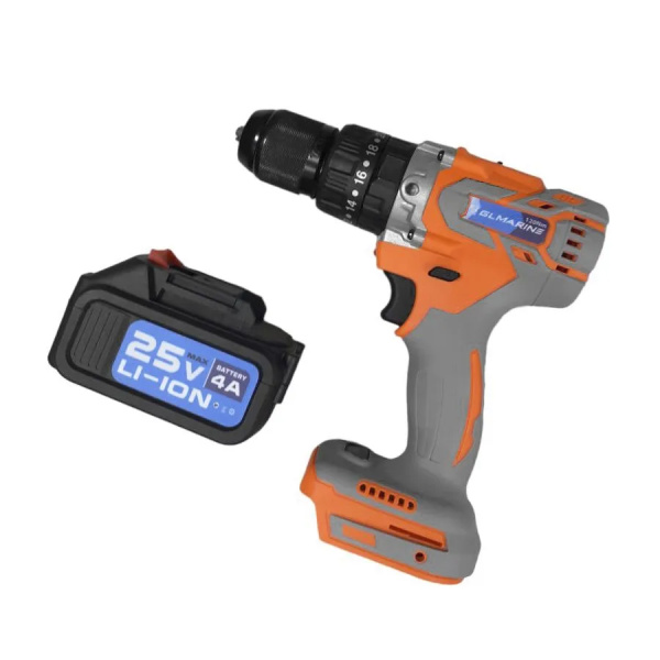 Шуруповерт GL Marine 25 В, 120 Нм под ледобур для зимней рыбалки