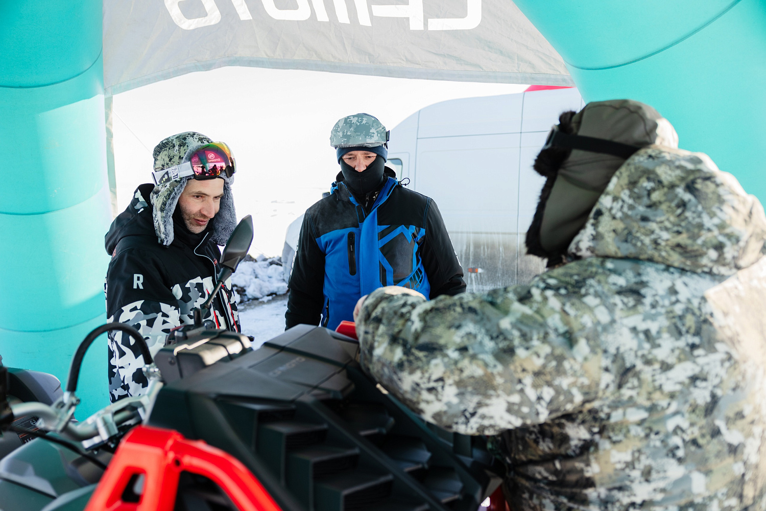 Новый CFMOTO CFORCE 1000 MV был представлен на Кубке России по трековым ледовым гонкам в Омске!